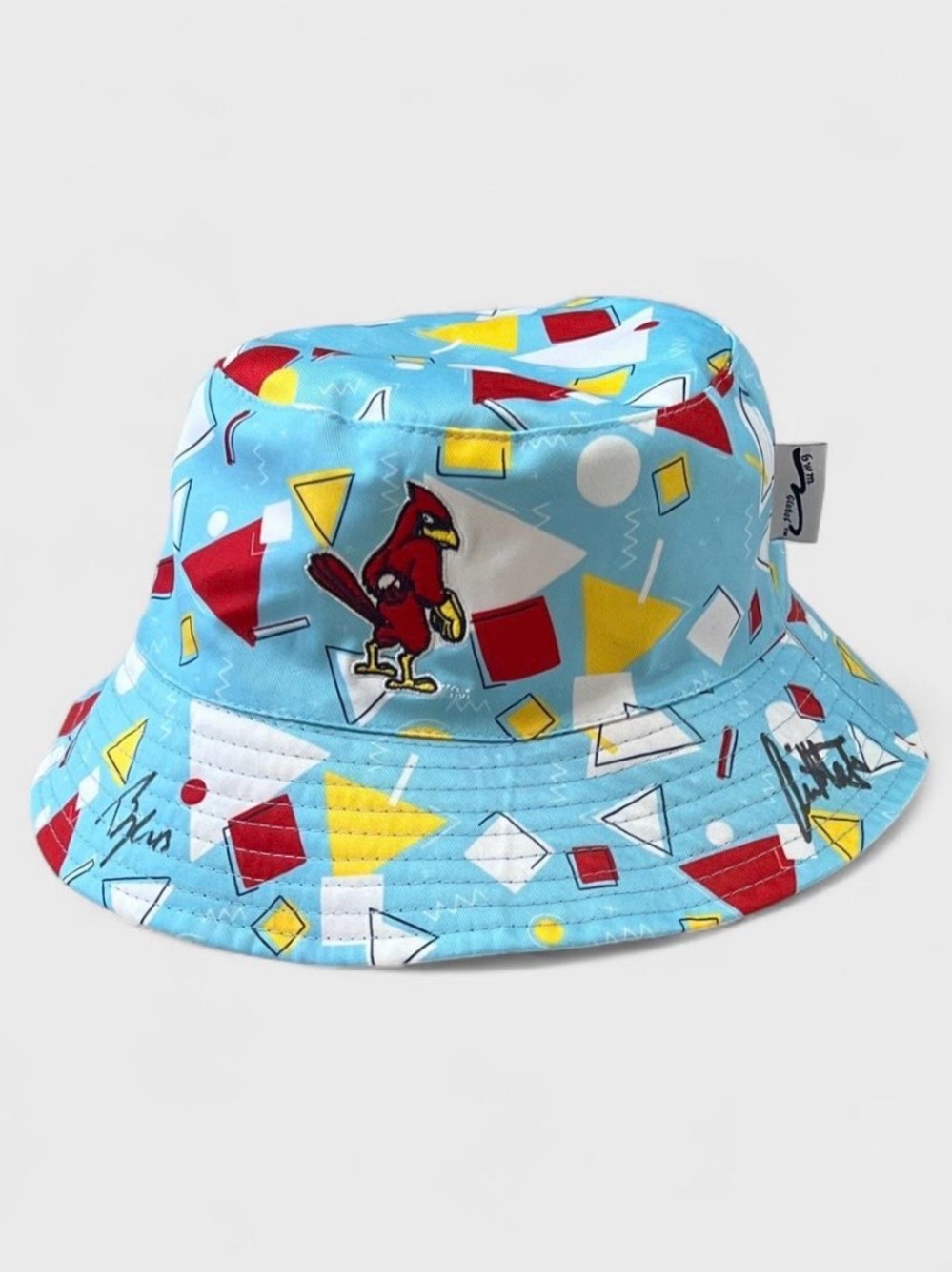 Memphis Redbirds Autographed Retro Style Bucket Hat
